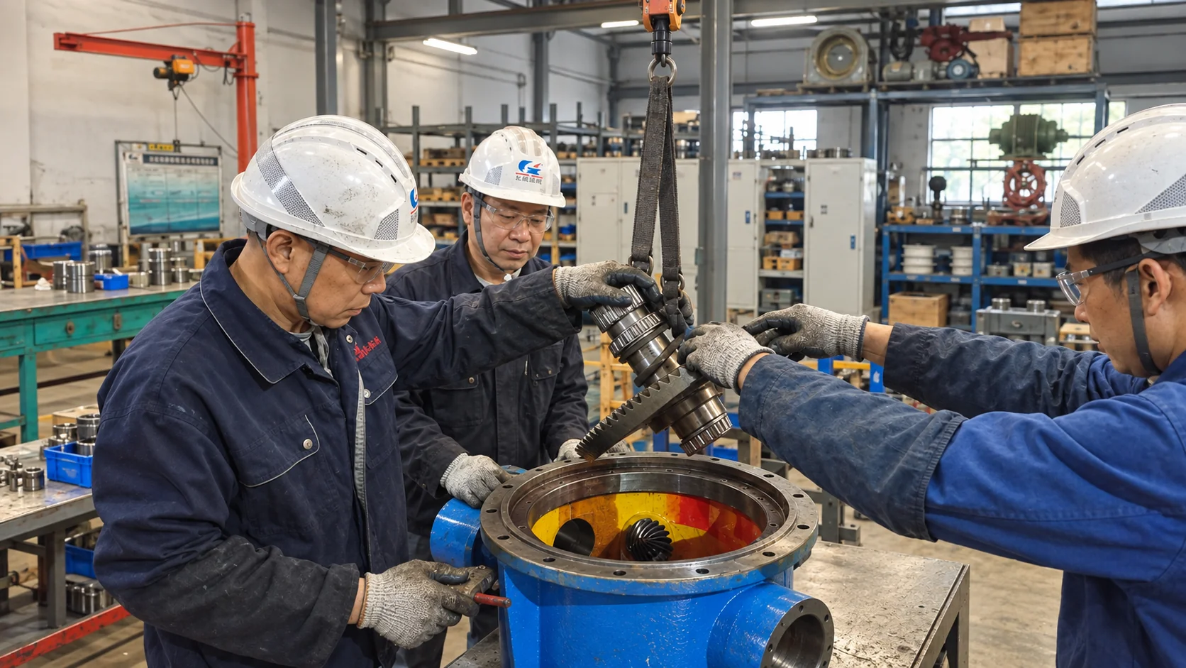 Reducer and equipment assembly at Changzheng