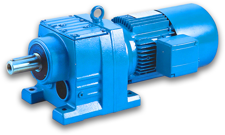 R Series helical gear motor