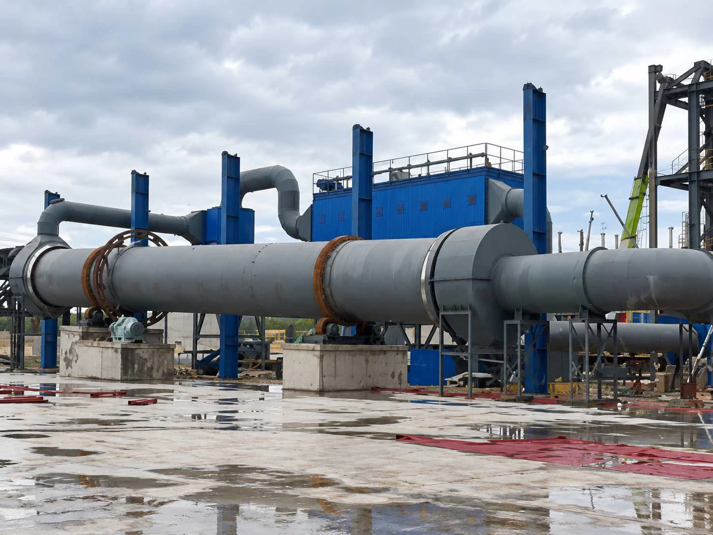 Changzheng rotary dryer installation