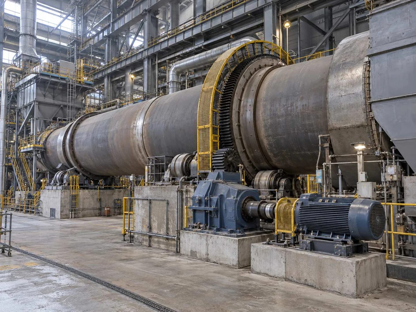 Homogenizing furnace drive system