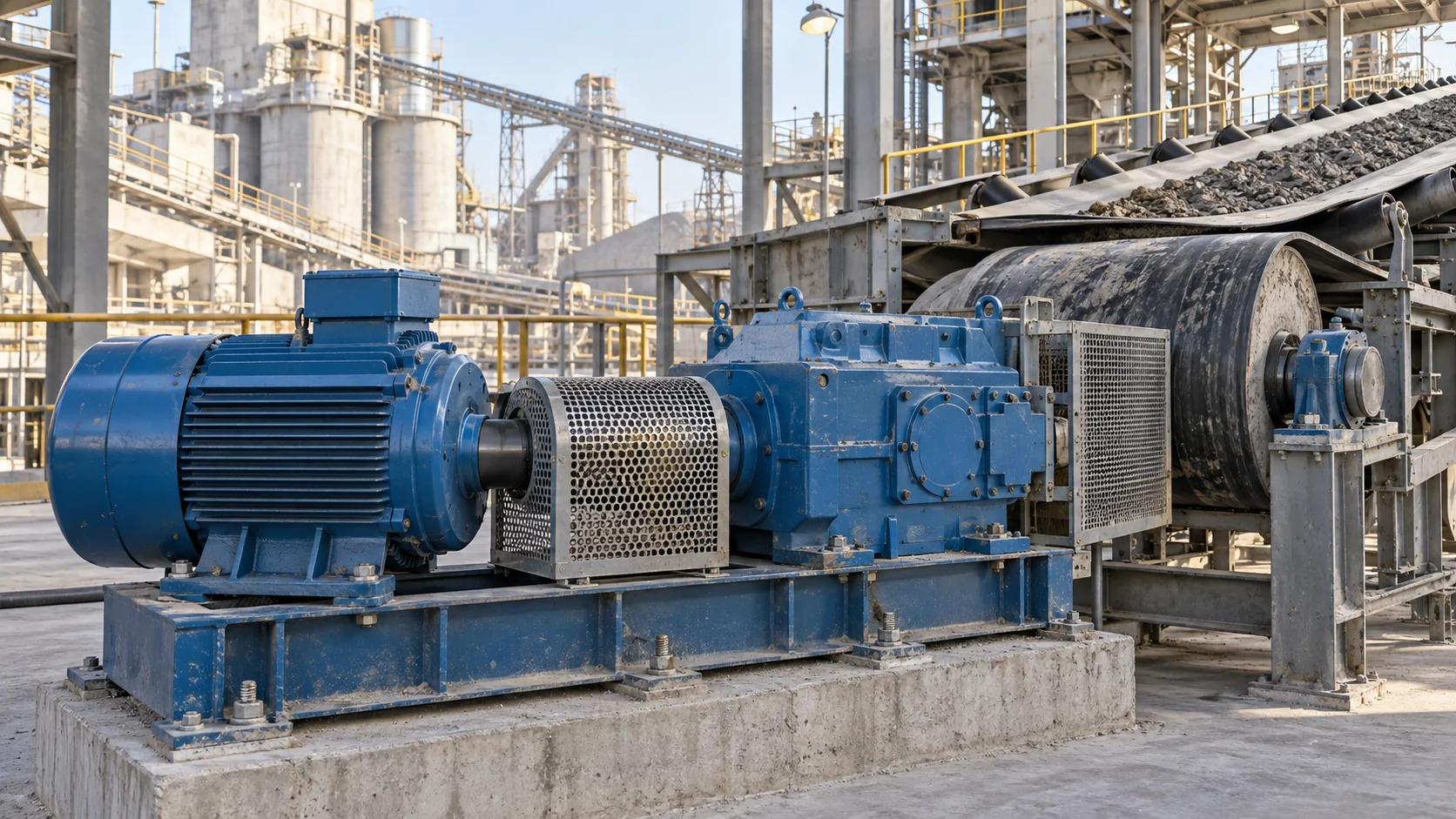 Grinding equipment in a cement production line